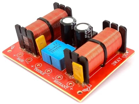 Giwnhvx per Altoparlante Domestico Ad Alta Fedeltà HiFi Crossover Splitter di Frequenza a 3 Vie per Audio