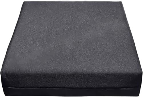 Luxe & Komfort | Wheelchair Cushion Ultra-Soft & Supportive, with Non-Slip & Zippered Cover (18 x 16 Inches - Fits most of Wheel chairs) (Thickness - 3 Inches) (Thickness - 2 Inches)