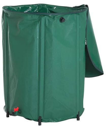 Secchio di collezione di acqua piovana, barile di pioggia pieghevole con grande capacità | Secchio per la collezione di pioggia di design con cerniera con prevenzione di overflow per parco, autolavagg