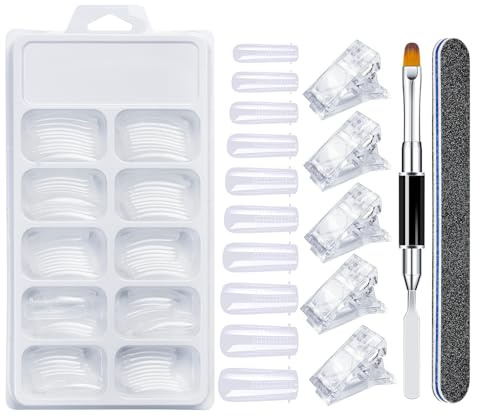 Kit professionnel de manucure pour ongles avec pinces à ongles longs en fer à cheval pour femmes et filles