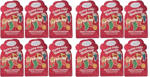 12er Pack Dresdner Essenz Aroma Schaumbad Deine süße Badezeit, 12x 40ml