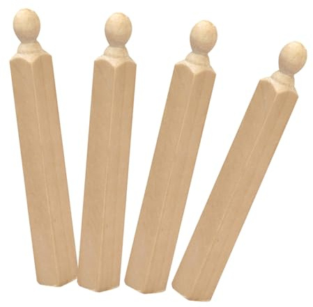 CORHAD 4 Pièces Mini Arbre de Balustrade en Bois simulé Bricolage Miniature Miniatures Mini de Maison Accessoire de Meubles Escalier de Meubles de poupée Petit Accessoire Bouleau