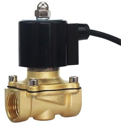 3/8 1/2 3/4 tum mässing vattentät undervattensolenoidventil normalt stängd 2W160-15/10 2W200-20 2-vägs fontänmagnetventil (3/8 tum, 24V)