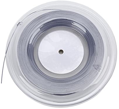 ACOGEDO Tennissnöre 200 M Racketsträng 25 Mm Polyesterrackettråd Styv Typ för TräningVit Applicerad för Tillräckligt u TennissnöreTennisracketsträngTennissträngrullePolyester Tennis (Grå)