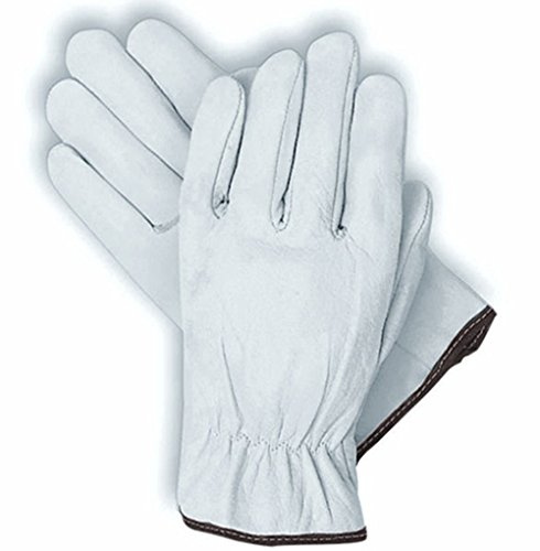 Consorte 12 Paar Gr. XL Arbeitshandschuhe Sicherheitshandschuhe Mechanikerhandschuhe Leder (R309-12)