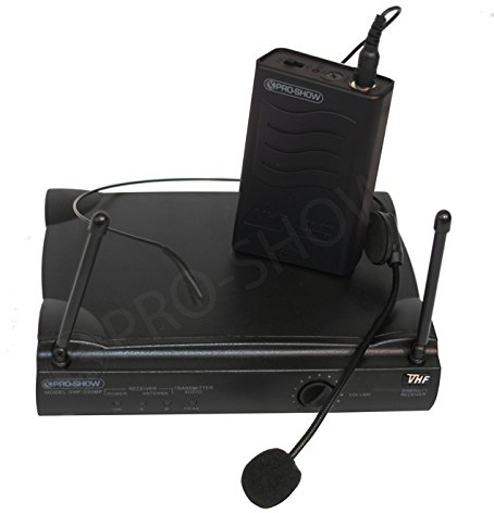 Pro-Show Radiomicrofono VHF250 BP Microfono Archetto Wireless