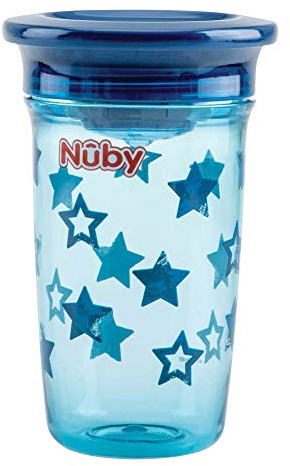 Nuby 360° Wonder cup aus Tritan - 300ml - 6m+, blau