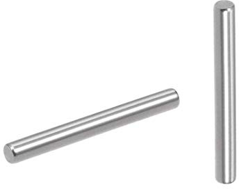 100 Stück 2 mm x 18 mm Dübelstift Edelstahl 304, Halterung für Tablet, Stift zum Befestigen von Elementen, Silberfarben