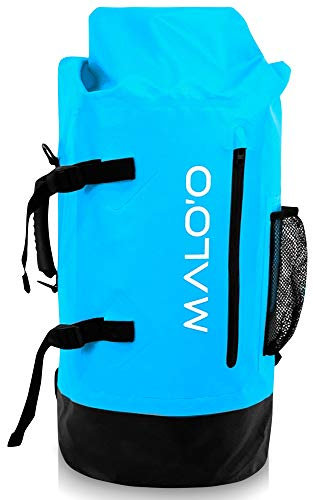 Malo'o 45L Waterproof Heavy Duty Backpack Dry Bags for Kayaking, Camping, Fishing, Hiking Daypack