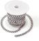 Cheriswelry Catene cubane in acciaio inox da 10 m, larghezza 10 mm, pesanti e grosse catene a maglia Miami, con rocchetto, per fai da te, gioielli hip hop, braccialetti e collane