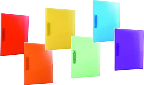 Filexec Products Filexec Products Klemmbinder, herausnehmbares Rückenschild, Innentasche, sortiert, 12 Stück (50632-6192)