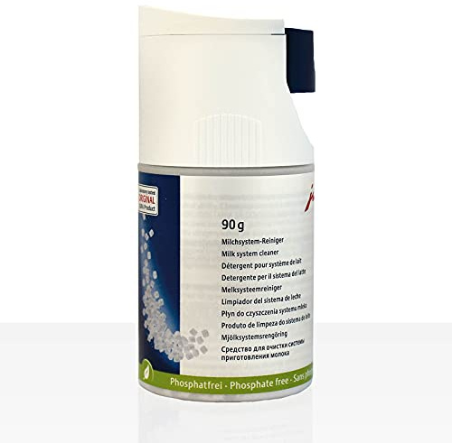 Jura Milchschaumreiniger 90g, Milchsystem-Reiniger Mini-Tabs, Originalflasche mit Dosiersystem