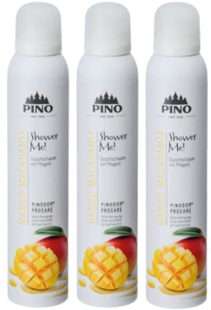 Pino Shower Me Mango Macadamia Mousse douche 200 ml (3)