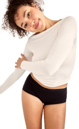 SELENACARE Teenager Perioden Unterwäsche Hipster - Menstruationsunterwäsche für Teens, waschbare & antibakterielle Panty, 100% vegan, 25ml Absorption