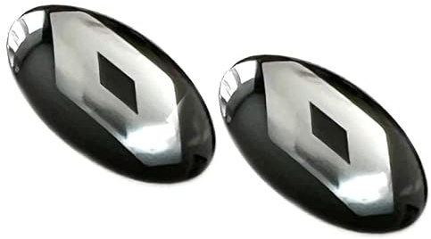 2 Stück Aufkleber mit Logo 14mm Diameter Passend fürRenault-Auto Kfz. Für Schlüssel Key Fernbedienung usw. Sticker mit Emblem (14mm Ren. 2St.)