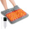 Geegear Calientapiés, Manta calefactora para los pies, Calentador de Pies Eléctrico Calefactor con Desconexión automática, Protección contra el sobrecalentamiento, Lavable, 40 x 40cm