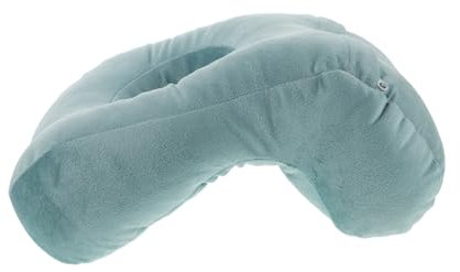 TOKIDNY Memory Schaum Schlafkissen Bauchlagekissen Fürs Büro Und Studenten Ergonomisches Donut Kissen Mit Abnehmbarem Bezug Meerblau