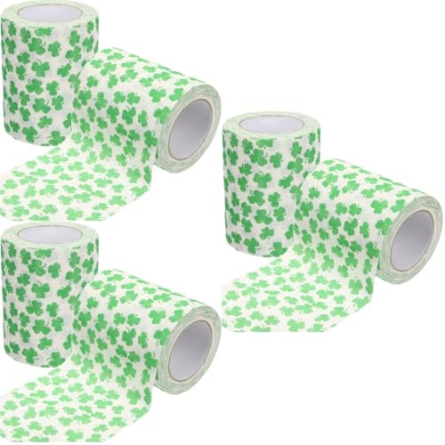 Healeved 6rollos Papel Higiénico Estampado De Higiénico y Seguro para Doméstico y