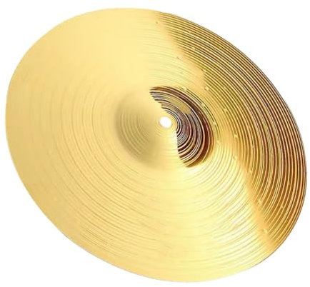 COSMEVIVI Drum Cymbal Metall Jazz Becken Für Schlagzeug Hochwertige Und Leichte Schlaginstrumente Für Musiker Für Proben Und Auftritte