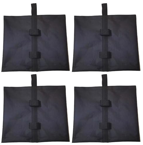 Zuasdvnk Sacs de lestage pour tente d'auvent – 4 poids de tente coupe-vent | Stabilisateur imperméable réutilisable à remplir pour abri solaire tonnelle