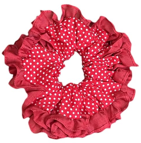 Lacy Haargummi, elastische Haargummis, französische Haarschlaufe für elegante Hochsteckfrisuren, geeignet für dickes und dünnes Haar