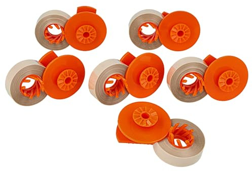 vhbw 6x Korrekturband kompatibel mit TEC TWEN Twen 180 plus Schreibmaschine | Lift-Off System, 170 m