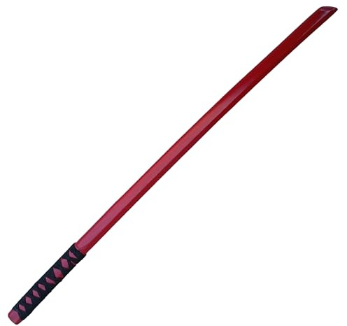 Sportech Italia - Bokken legno Suburito, Bokuto con Tsuka-ito allenamento per Aikido, Iaido, Kobudo, Kendo, Kenjutsu Katori Shinto ryu. (RedOne)
