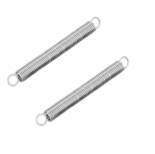 2 Stücke Spannfeder Zugfeder Mit Haken Länge 140mm, Durchmesser 1,5mm, Außendurchmesser 15mm
