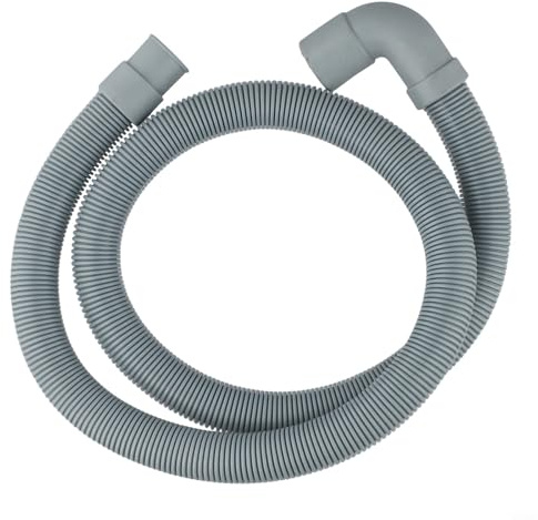 CashMuch Extra Long Flexible Drain Hose for Washer and Dishwasher, for PP Waste Water Extension Pipe, Compatible with 20-21mm Outlets and 22-23mm Elbows, Multi-Length Options(1m)