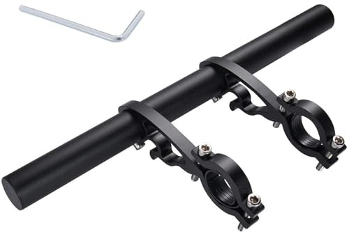 CAZSTYK Extensión de manillar de bicicleta de carretera, soporte de doble montaje, tubo de bicicleta, accesorio de ciclismo, extensor de bicicleta