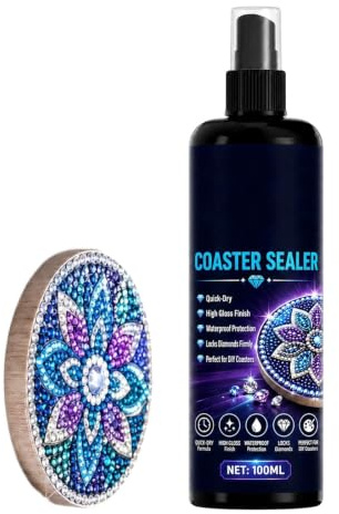 Colle Peinture Diamant Revêtement Protecteur À Séchage Rapide Et Portable | Vaporisateur Fixateur Puzzles puzzles, sous-verres, œuvres d'art, projets DIY, maison, salon, chambre