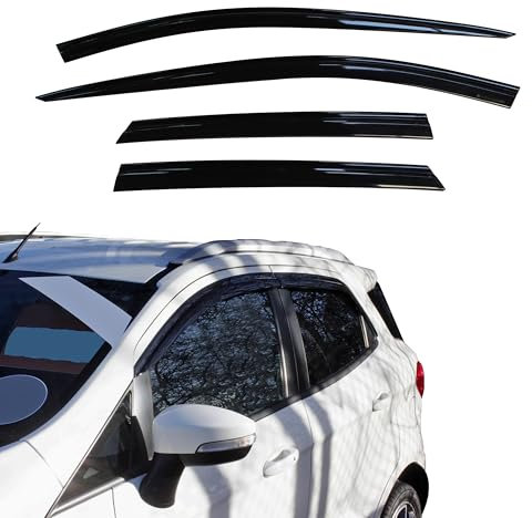 AUTO CLOVER Wind Deflectors Set for Ford Ecosport (4 pieces)