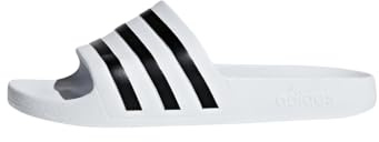 adidas unisex - vuxen Adilette Aqua Slides Slipper, Cloud White / Core Black / Cloud White, 42 EU
