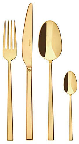 Sambonet Rock Cutlery, 24 Stück, Goldmarke. Sambonet