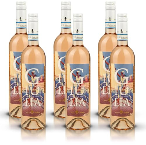 Villa Geissini GIULIA Pinot Grigio Rosato, trocken, sortenreines Weinpaket (6x0,75l)