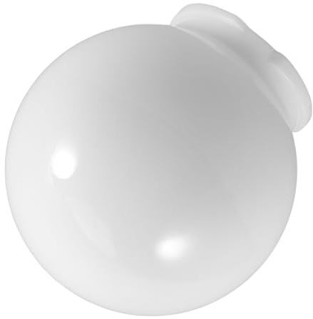 jojofuny Abat-jour Globe Blanc Acrylique Remplacement Pour Luminaire Exterieur Couvre-lampes Pour Poteau Et Patio