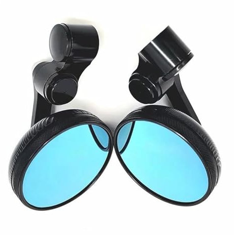 Lenkerendenspiegel Retro Rückspiegel Für Motorräder 8 Mm 10 Mm Für Benelli TNT TRE BX Für Caffe Für Quatro Für Velvet Rückspiegel Seitenansicht am Lenker
