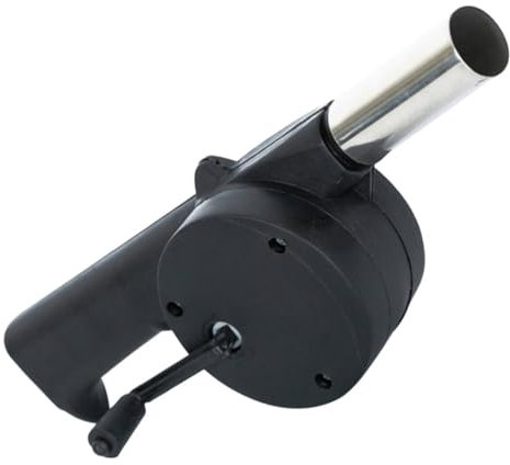 Hemobllo Soffiatore per Barbecue a Mano Soffiatore d'Aria Manuale Attrezzatura per Cucinare All'aperto Ventilatore per Fiamma Accessori per Grigliate Campeggio Escursionismo