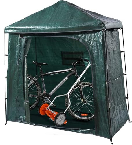 HUGDSB Abri de Rangement for vélos, Tente, abri Portable for 2 à 3 vélos, Housse de Rangement étanche et Robuste for Motos, Outils de Jardin