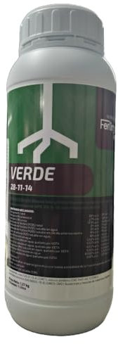 Abono verde NPK 28-11-14 1 litro - Fertimon. Fertilizante equilibrado para el desarollo vegetativo. Todo tipo de cultivos.