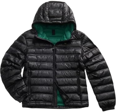Blauer CHAQUETA TERMOSSOLDADA CON CAPUCHA CHARLES para hombre 2132, plumífero ecológico, chaqueta 25WBLUC02132, L