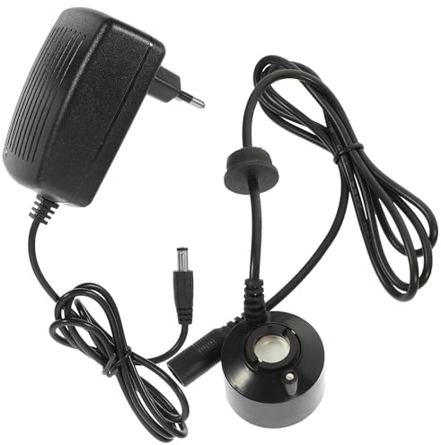 LALAFINA Generador de Niebla Ultrasónico Mini 3.6 Cm Resistente al Agua para Jardín y Acuario, Máquina de Niebla de Plástico Seguro 24v para Estanques, Fuentes y Humidificación Ambiental