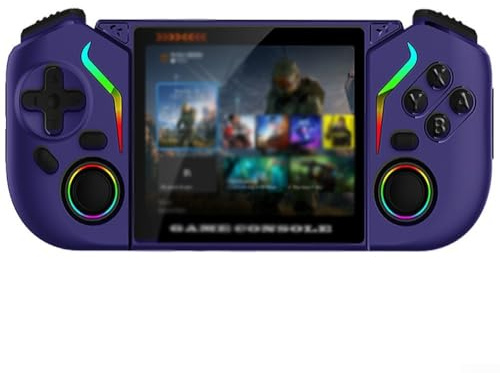 X95pro Retro Gaming Console con 20000+ Titoli 3.5 Pollici Schermo IPS Risoluzione 1280x720 E Per Android 9.0 Supporto Piattaforma (viola)