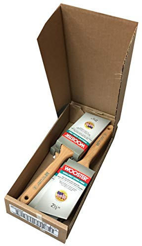Wooster Brush 4153 2.5 inch Ultra/Pro Extra-Firm Lindbeck Angle Sash Paintbrush, Pack of 6