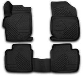 Element Passgenaue Premium Antirutsch Gummi Fußmatten - Citroen C-Elysee, schwarz