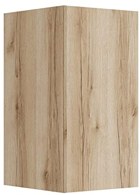 idealShopping GmbH Küchen Hängeschrank Kaya O306-0+ in Wildeiche Nachbildung 30 cm breit