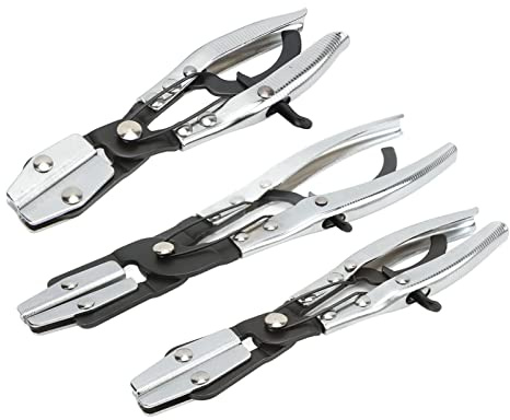 Schlauchzangen-Set, rostfrei, 20,3 cm, 25,4 cm, 30,5 cm, automatische Verriegelung, Schlauchschellen, Zangen-Set, verschleißfest, für Bremskühler, Gaskraftstoffleitungen