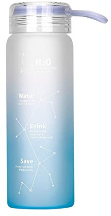 Bottiglia d'Acqua Bottiglie per Acqua 460ml Bottiglie di acqua sportiva in vetro Semplice Maschio Studenti femminili Acqua Bottiglia d'acqua Personaggio Glassato Coppa a prova di smerigliatura Tazza d
