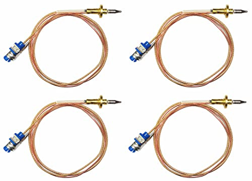 Whirlpool - Termocoppia di sicurezza lunga 520 mm. 481010566193 - per cucina piano cottura - H4956/OR - Prodotto originale (4 pezzi)