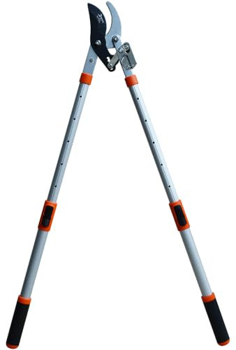 Zenport LRT10-3PK - Troncarami a cricchetto bypass, taglio da 5,1 cm, telescopico, da 78 a 109 cm, confezione da 3